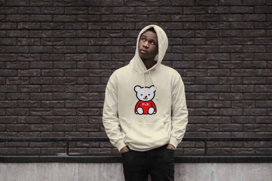 Hoodie Beige Oso Grande - Image 2